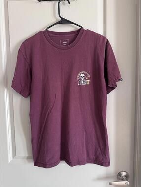 Vans Off the Wall Smooth & Mellow Men Maroon Shirt Size M